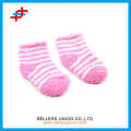 2015 colorful stripe pattern microfiber socks for kids